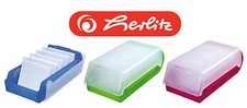 Herlitz Karteikasten A8 Karteibox inkl.100 Ka...