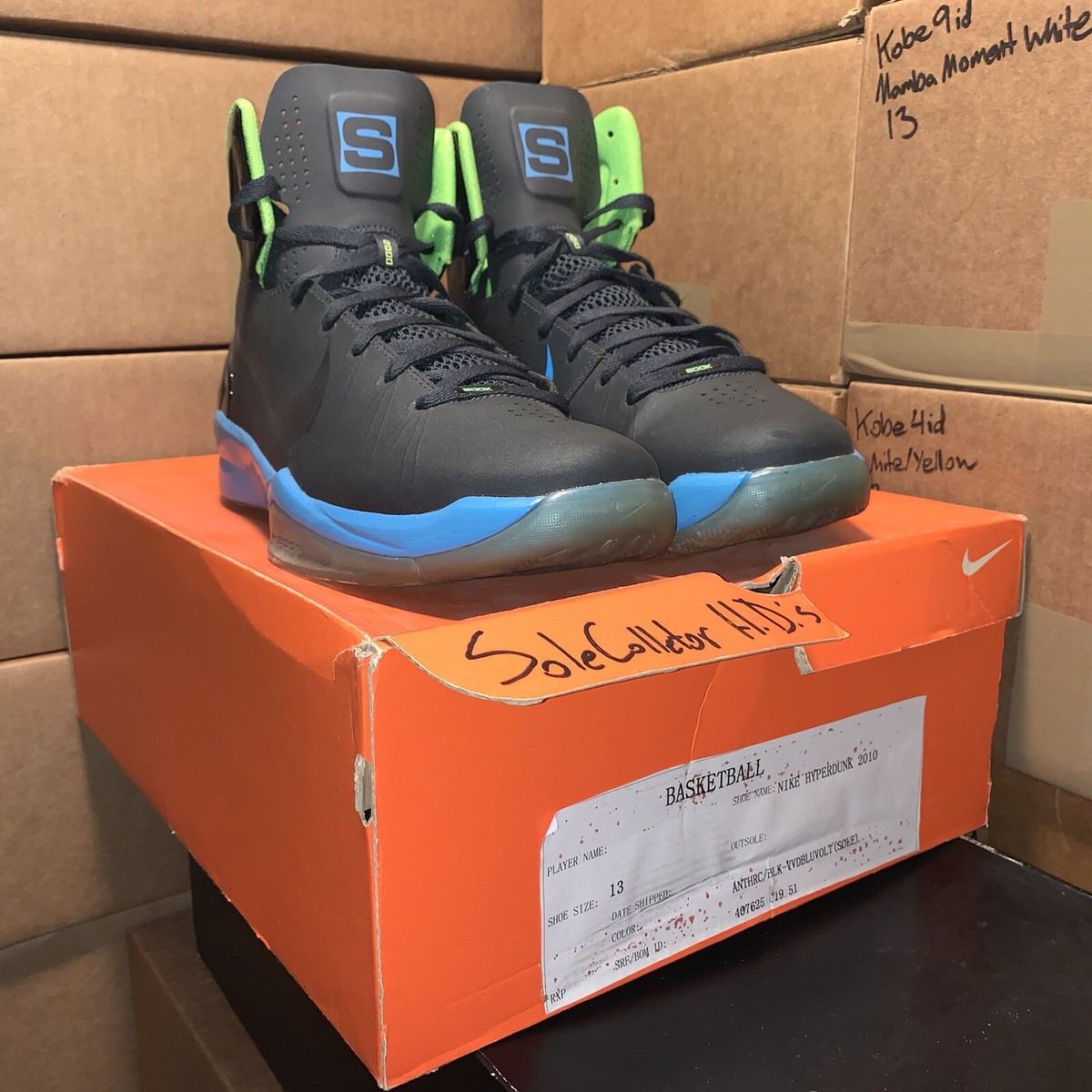 Sole Collector Nike Hyperdunk F&F Sample Promo 407625-019, sz 13 Rare Of  25