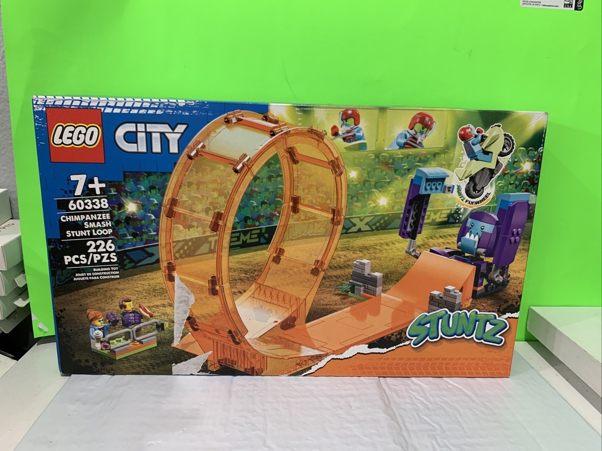 LEGO City Smashing Chimpanzee Stunt Loop 60338 Building Set (226