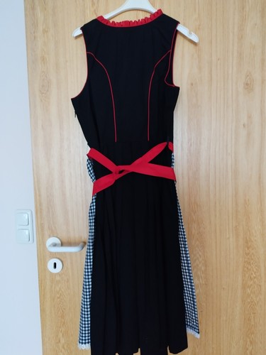Dirndl mit Schürze * Gr 42 * Schwarz, Rot, Weiß *C&A Landhaus - Bild 5 von 6