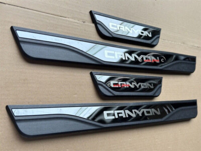 #ad For GMC Canyou Car Accessories Car Door Sill Cover Scuff Plate Panel Guard X4 $49.21