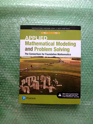 Applied Mathematical Models and Problem-Solving for College Mathematics by -...