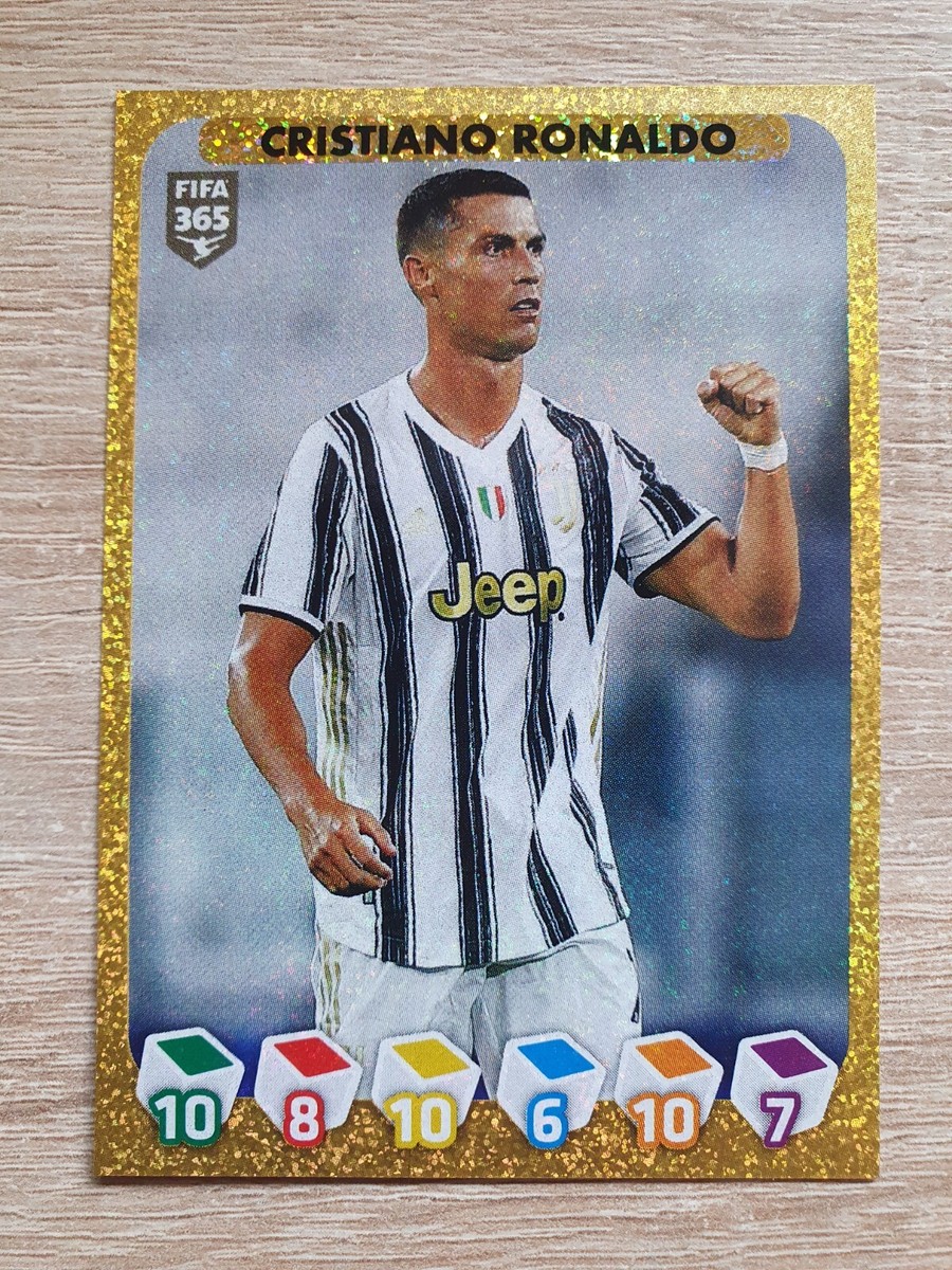スポーツ選手 5/5 CRISTIANO RONALDO PANINI white gold Panini Cristiano Ronaldo 271 FIFA 365 2021 Juventus Gold
