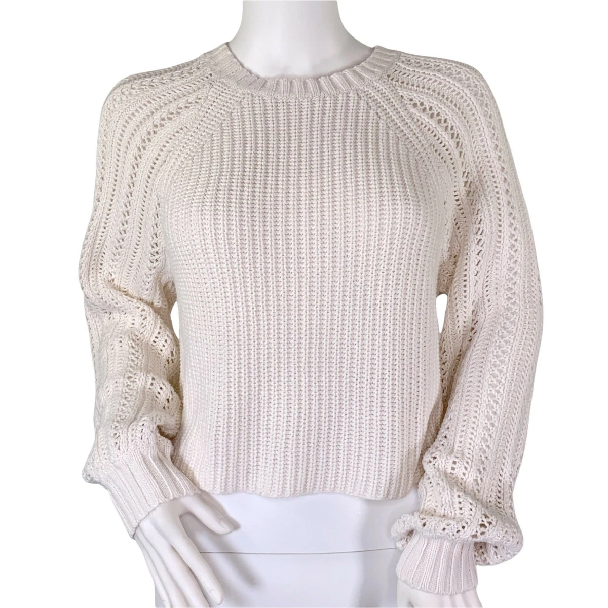 American eagle hotsell cream sweater