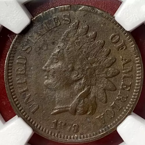 1873 INDIAN CENT DOUBLED DIE OBV DDO CLOSED 3 FS-101 NGC-VF!