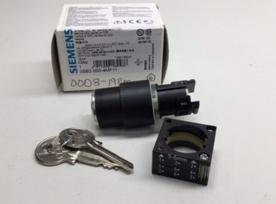 Siemens 3SB3000-4MF11 Switch Key Operated CES