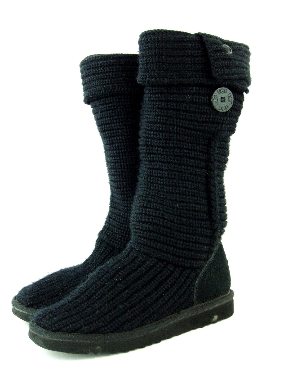 Black Knit Uggs