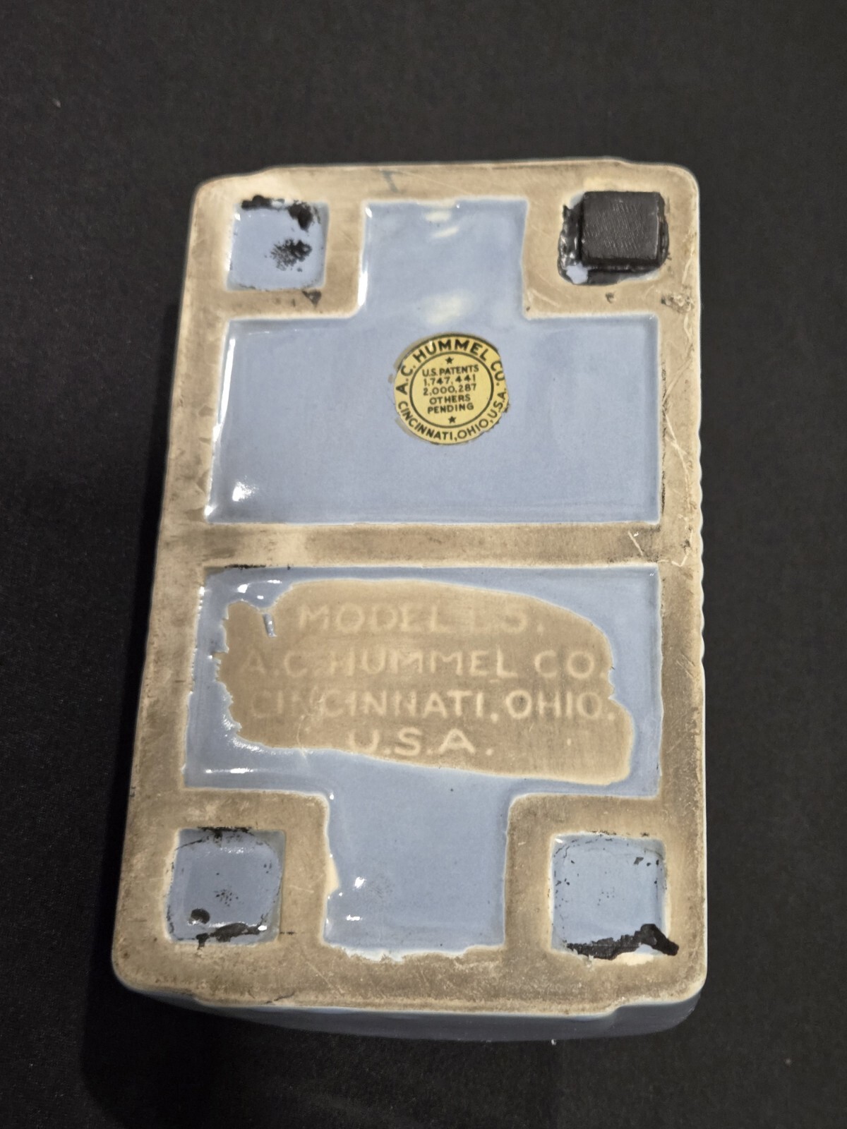 Vintage AC HUMMEL Co., Cincinnati, Ohio Label, Stamp Moistener Model L5 ...