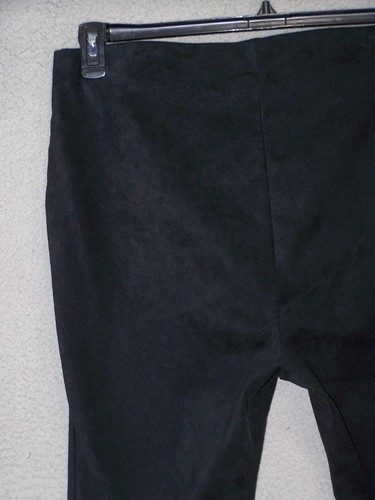 VINCE CAMUTO Pants Womens Plus 1X 14W 16W Black Suede Elastic Pull On Ladies - Picture 6 of 10