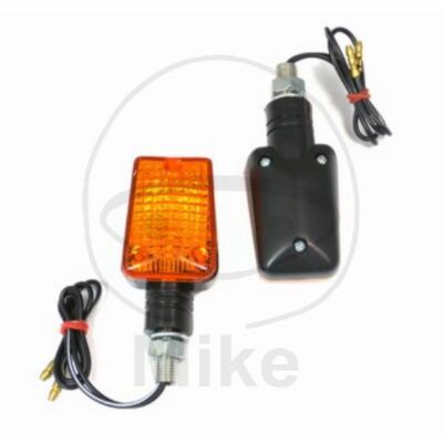 PAAR BLINKER JMP KURZER STIEL ORANGE GLAS KÖRPER SCHWARZ 705.66.17 MOTORRAD