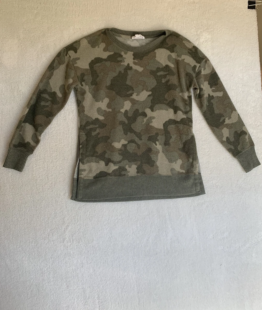 Camo tunic sweater clearance