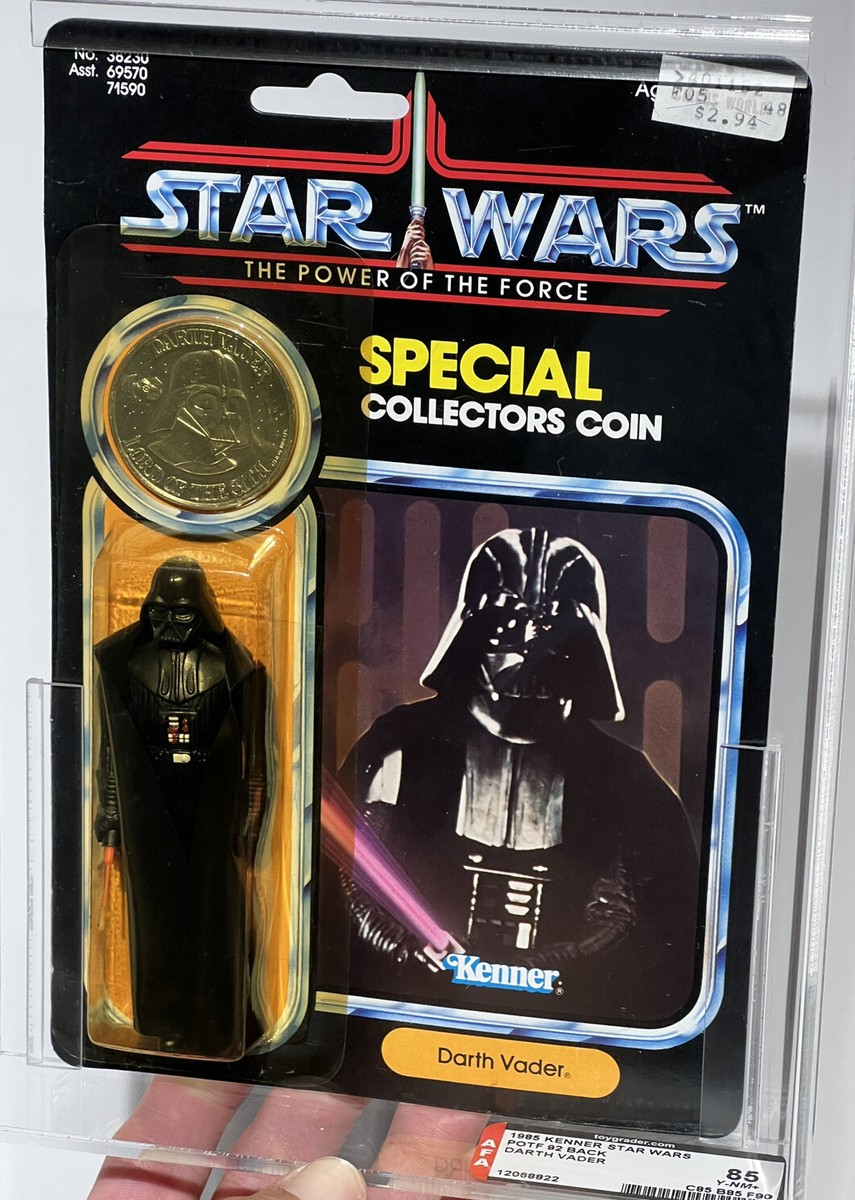 AFA 85 Kenner 1985 Star Wars Darth Vader POTF 92-back Y-NM+