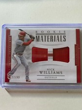 A8436 - 2018 Panini National Treasures Rookie Dual Jerseys #9 Nick Williams/99