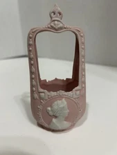 Schafer & Vater PINK  Jasperware Vase Fairy 1920s Germany Rare    [A]…VGUC