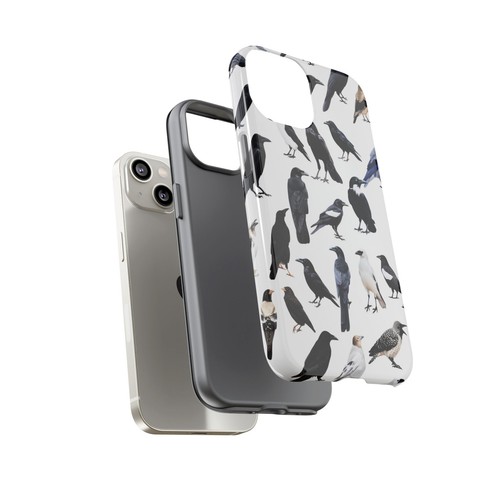 Bird Pattern on White - Phone Case for iPhone, Galaxy, Pixel - 第 60/281 張圖片