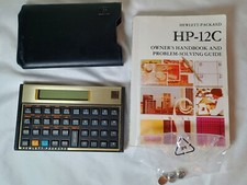 VTG Hewlett Packard HP-12C Financial Calculator Bundle w/Fresh Batts -SHIPS FREE