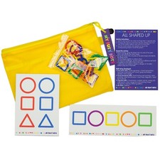 All Shaped Up - My Busy Bots Bag of shapes for matching, learning  building fin