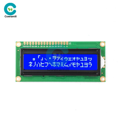 LCD1602 1602 LCD HD44780 Yellow/Blue Display Module for Arduino Raspberry Pi