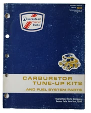Guaranteed Parts GP Carburetor Tune Up Parts Book ~ 1976 ~ Catalog # 9D
