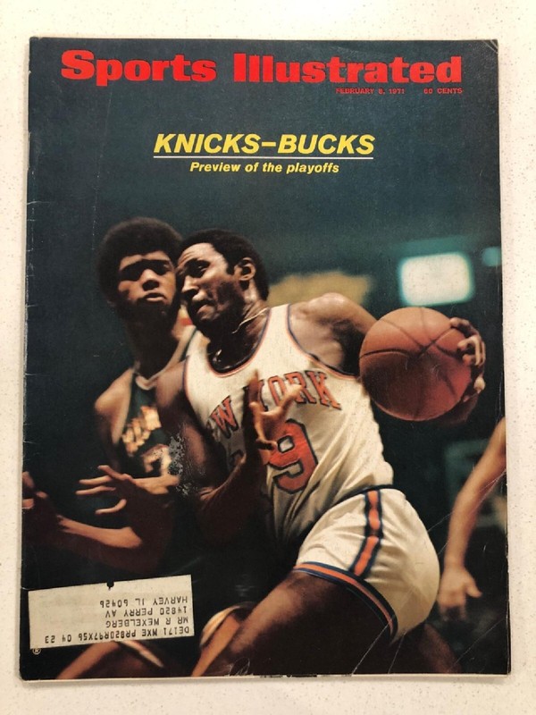 Willis Reed & Kareem Jabbar Sports Illustrated, February 8, 1971