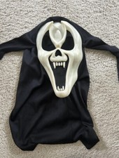 VTG Easter Unlimited Scream Ghost Face Vampire Teeth Fun World Halloween Mask