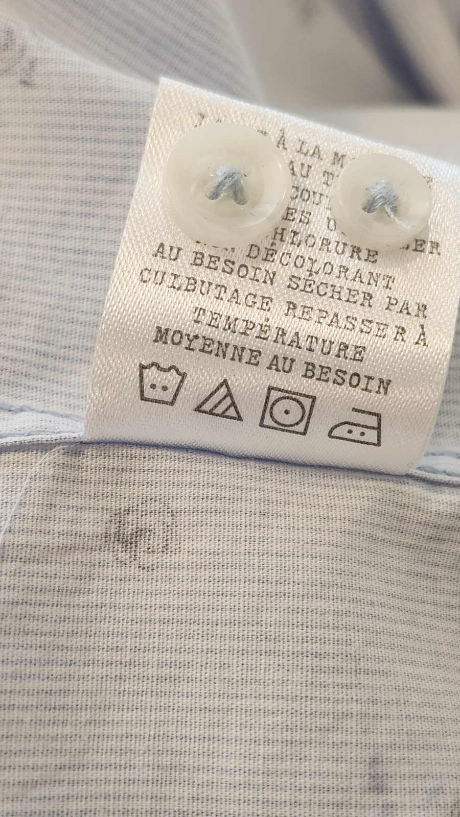 CONSTRUCT Men's Button Down Blue Slim Fit Floral … - image 8