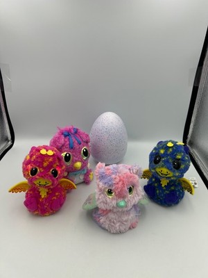 Lot Of 4 Interactive Hatchimals - Smoke Free Home - See Video - READ DESCRIPTION