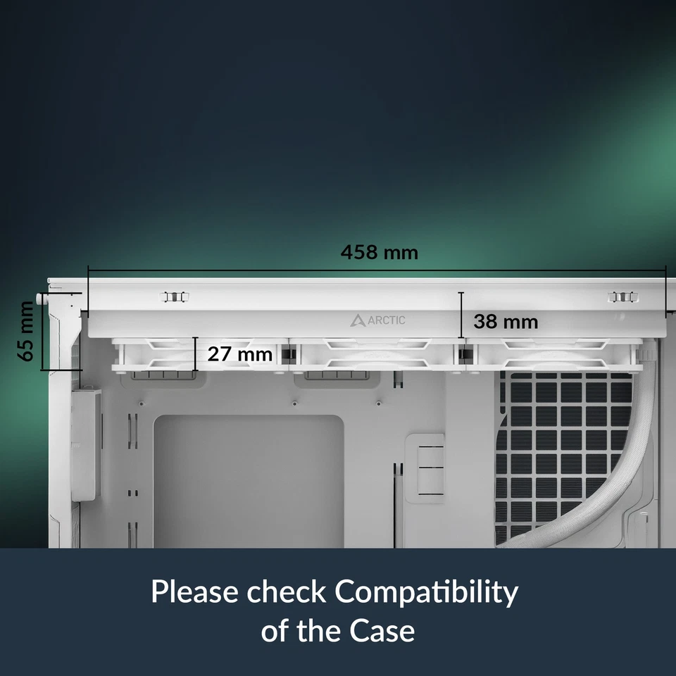 ARCTIC Liquid Freezer III Pro 420 A-RGB white PC Water Cooler Cooling CPU - Image 2 of 4