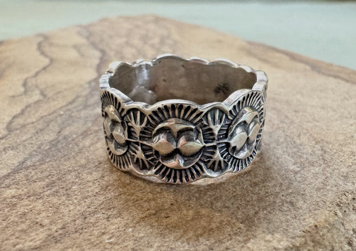 Keven Ramone Sterling Silver Ring  Size 7 1/2