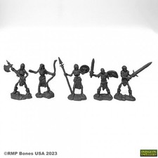 Reaper Bones USA Dungeon Dwellers 07091 SKELETON GUARDIANS (5)