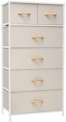 Dresser for Bedroom Tall Skinny Dresser Storage Tower - Sturdy Steel Frame, Wood