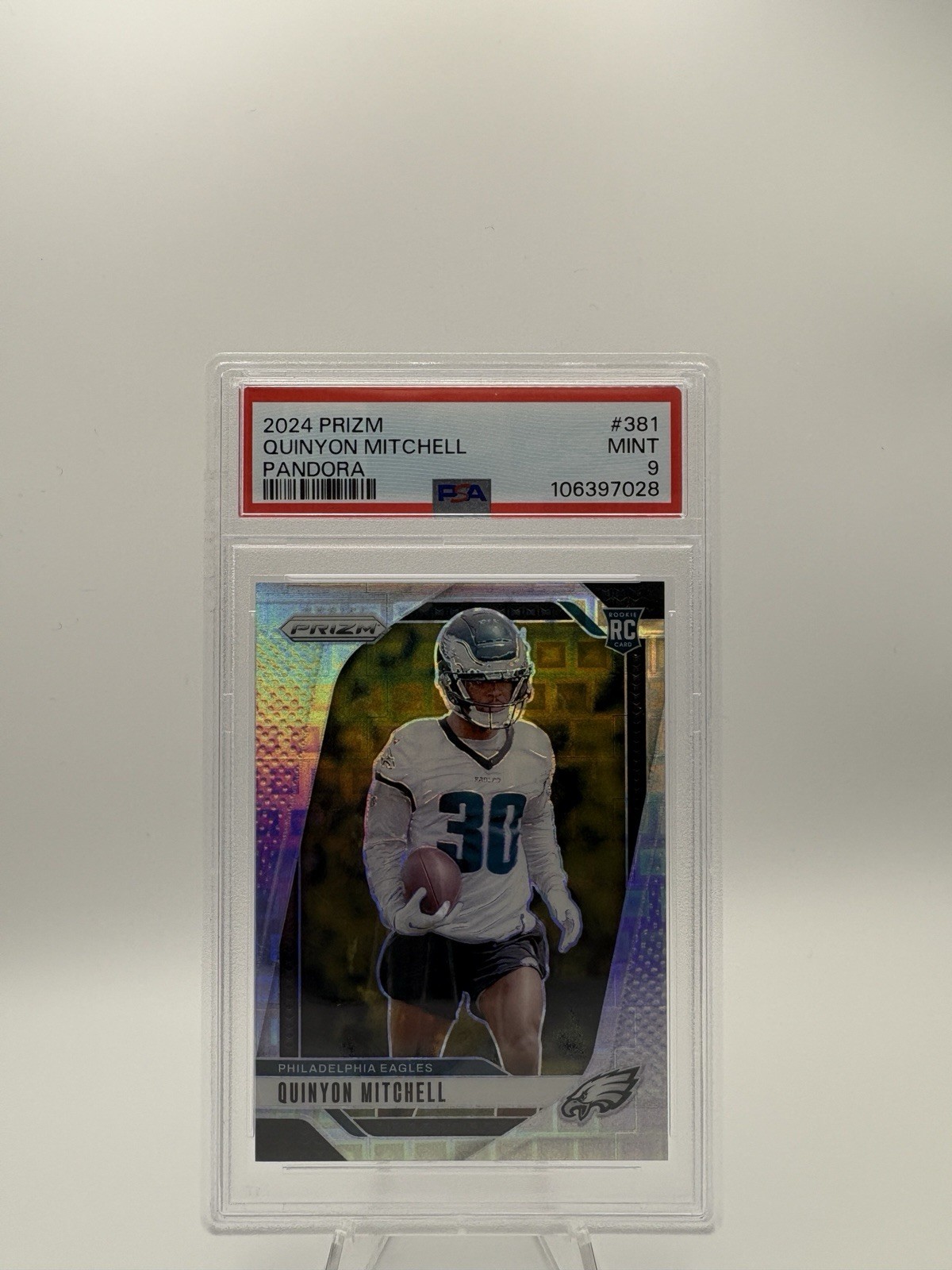 2024 Panini Prizm - Rookies Quinyon Mitchell #381 Pandora Prizm /400 (RC)