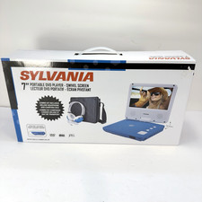 Sylvania SDVD7060-A 7 Portable DVD Player Blue Swivel Screen NEW SEALED