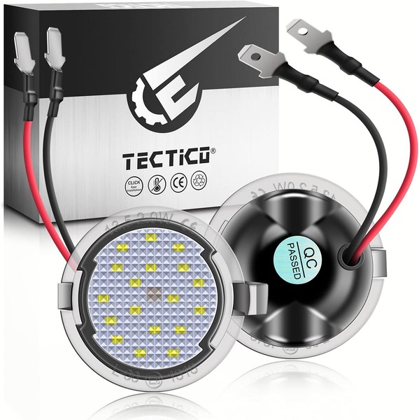 Tectico LED Umfeldbeleuchtung Spiegel 12V Auto E8 Umgebungslicht 6000K Kaltweiß-image