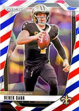 2024 Panini Prizm - Derek Carr #203 Red White & Blue Prizm