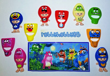 DOUBLE SIDED MONSTER SERIES (SE326 E - SE330 M) + 5 BPZ KINDER GERMANY 2018 