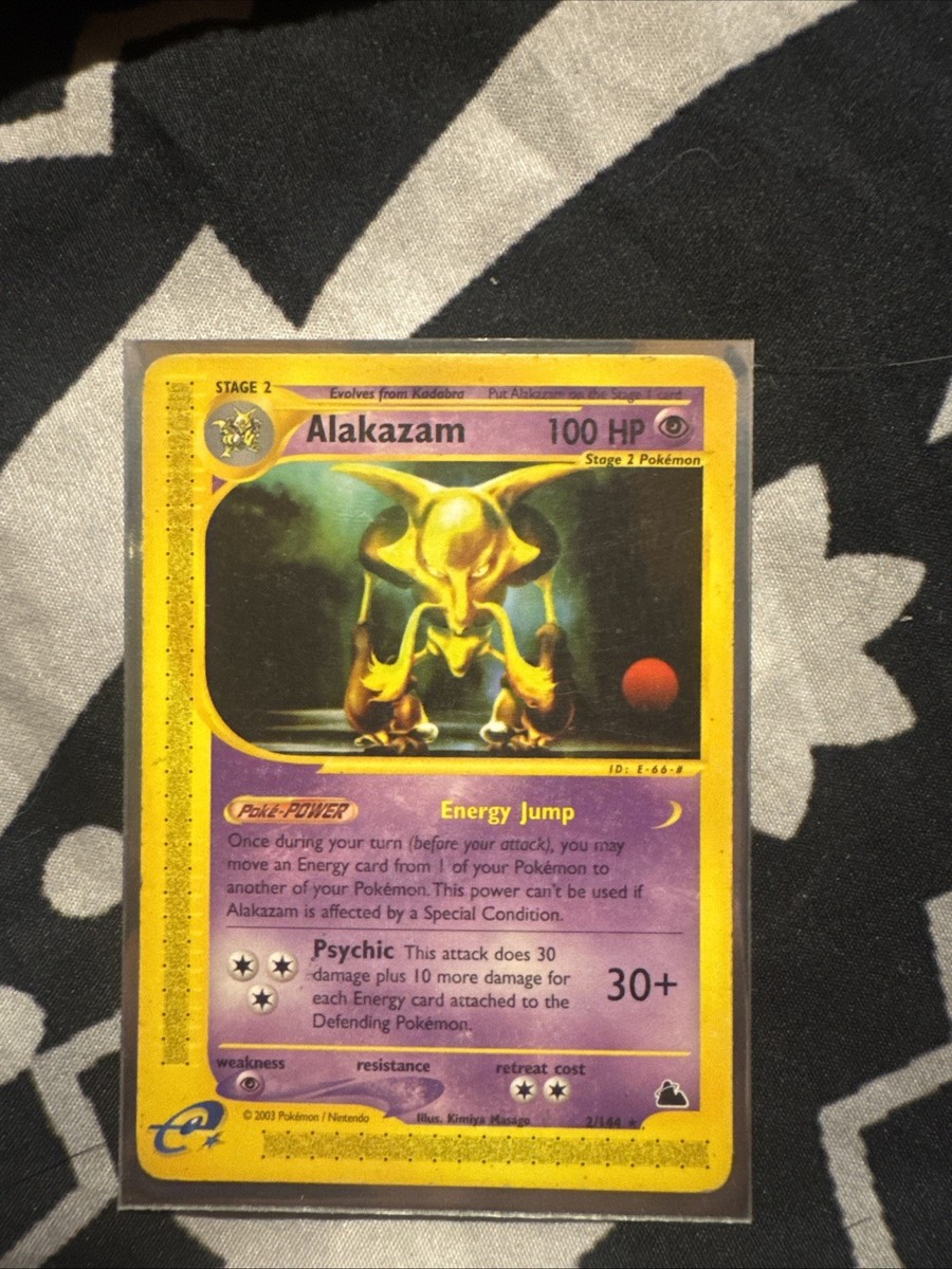 Pokémon Alakazam TCG Skyridge Card 2/144 Regular Rare | eBay