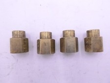 4 Pack Parker 208P-4-2 1/4" FNPT x 1/8" FNPT Brass Dryseal Pipe Fittings