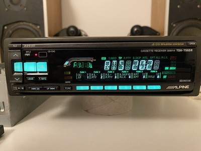 Alpine TDA-7565R Car Radio RDS Cassette player