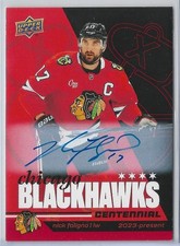 NICK FOLIGNO AUTO 2025-26 UD Blackhawks Centennial Red Hot Autographs #37