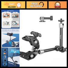 Camera Mount Magic Arm Clamp Kit - Adjustable Friction Arm with Super Clamp