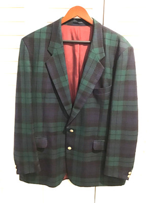 Archie Brown & Son Men's Vintage Tailored Blazer wool made in United Kingdom 46R