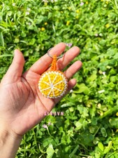 Crochet Fruit Keychain, Kiwi Watermelon Lemon Bag Charm, Cute Gift