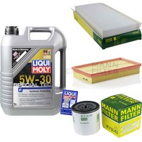 Mann Inspektionspaket 5L Liqui Moly Special Tec 5W-30 FüR Ford KA 1.3I