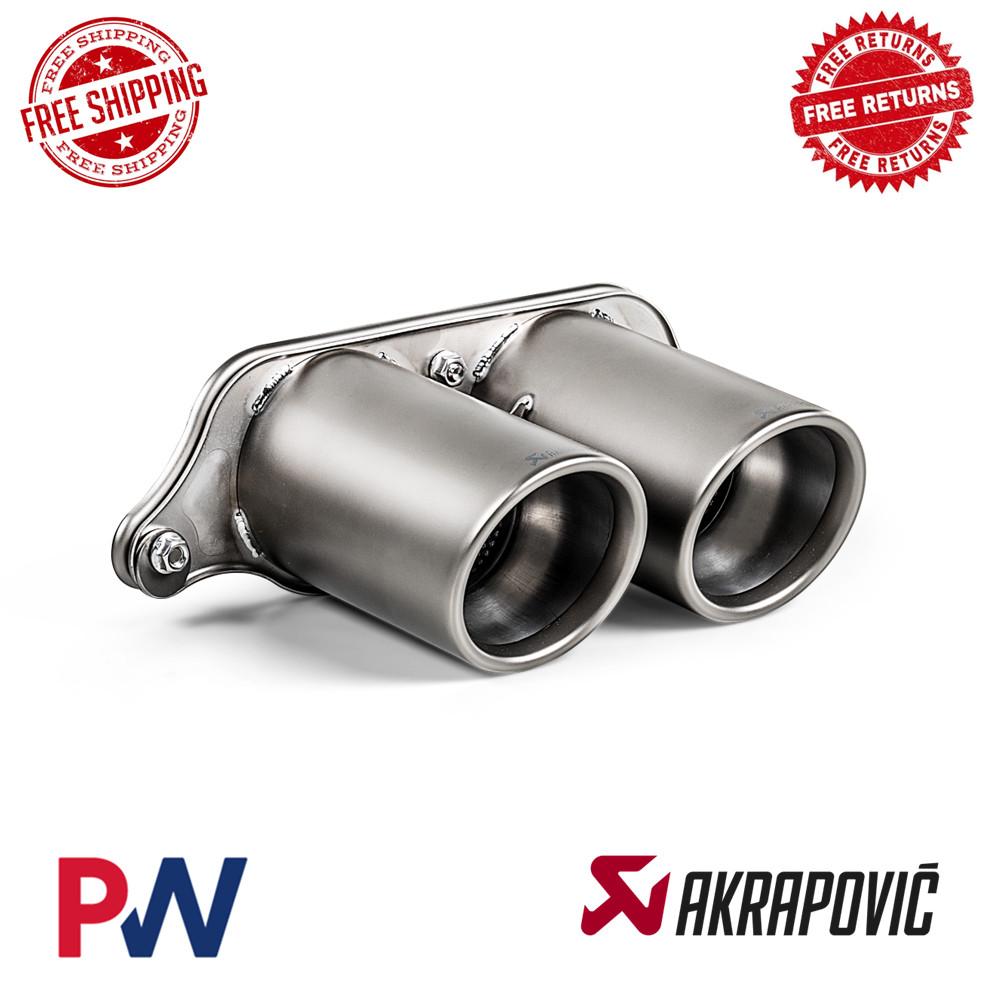 Akrapovic Tail Pipe Set Titanium For 18-19 Porsche 911 GT3 RS (991.2) TP-T/S/19