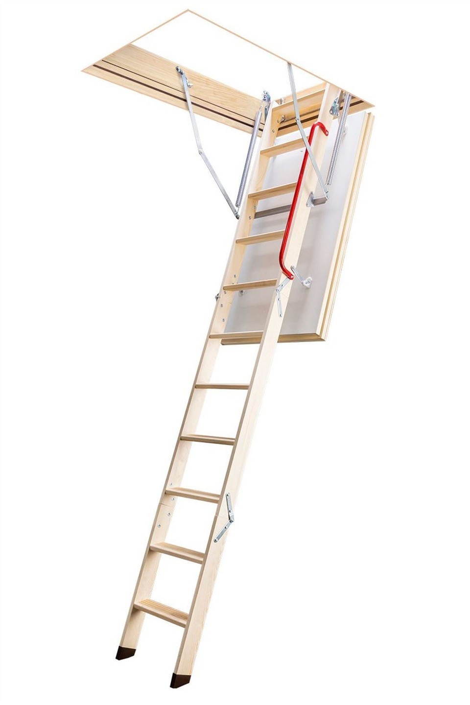 Fakro LWK Folding Wooden Loft Ladder 3 Section 55cm x 111cm H280cm Next Day Del
