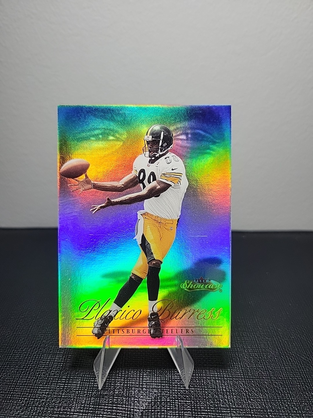 Plaxico Burress Fleer Showcase #105 Base
