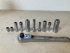 Snap-on 1/2 SV-71A Drive Ratchet w/ 10 Socket...