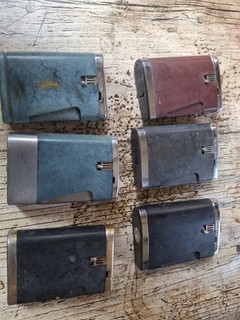 6 x Vintage Ronson Comet Lighters spares or repairs