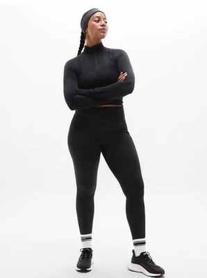Athleta Altitude edge stash legging- medium petite- black- nwot